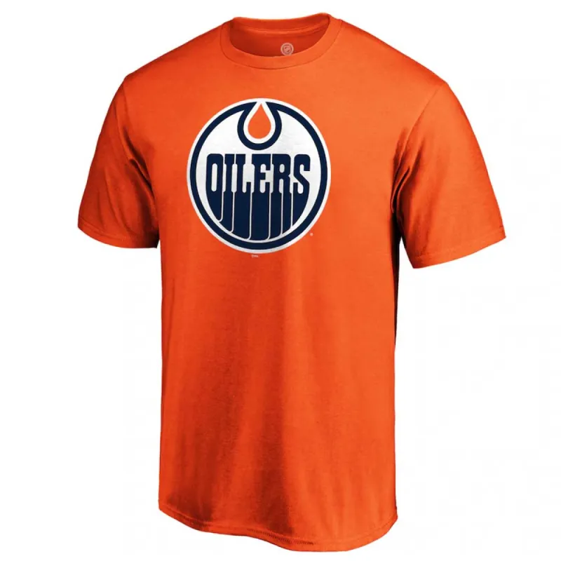 Edmonton Oilers Fanatics Adult Primary Logo Shirt sold by Pro Hockey Life
