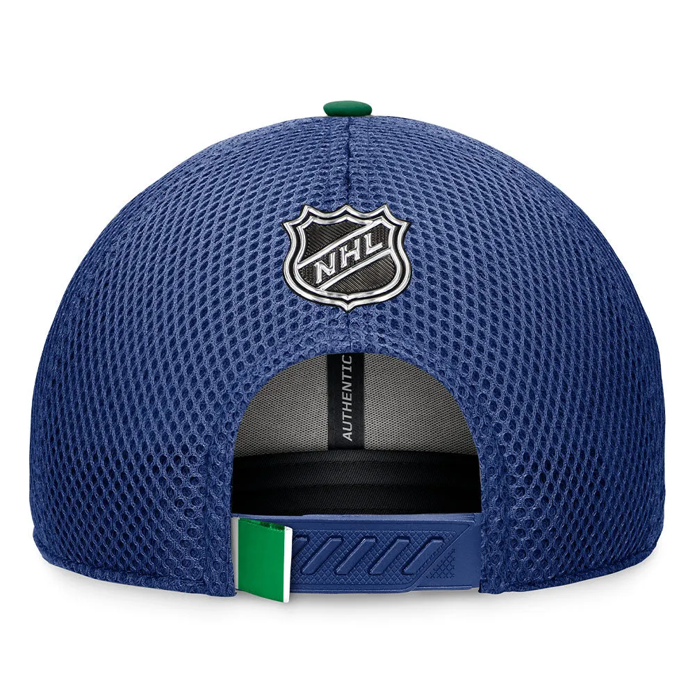 Fanatics Vancouver Canucks Authentic Pro 2024 Draft Trucker Hat sold by Pro Hockey Life product image thumbnail 4