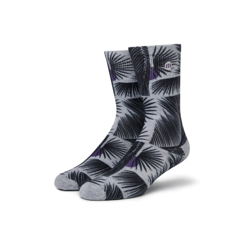 Travis Mathew Sunrise Shells Heather Sleet Socks made by Travis Mathew