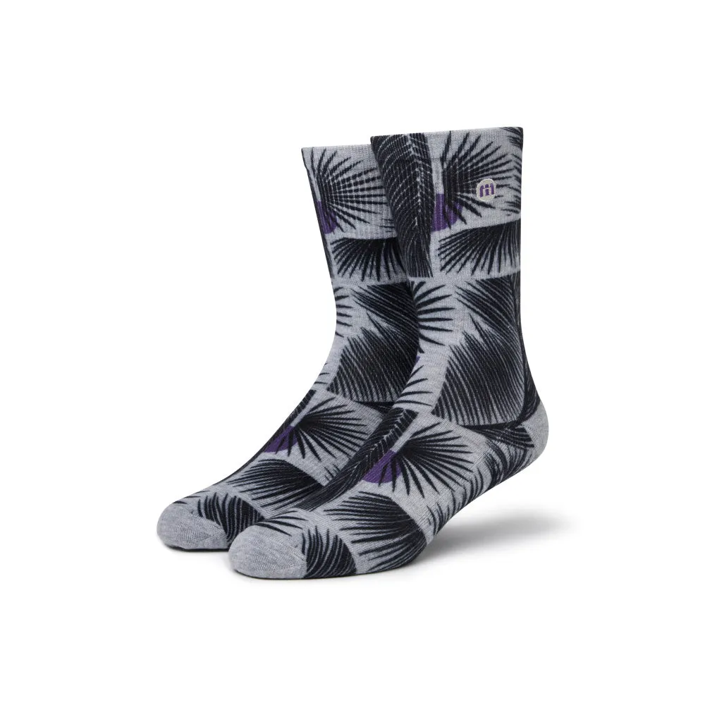Travis Mathew Sunrise Shells Heather Sleet Socks sold by Pro Hockey Life