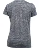 UNDER ARMOUR WOMEN'S TECH TWIST V NECK T SHIRT - BLACK sold by Pro Hockey Life