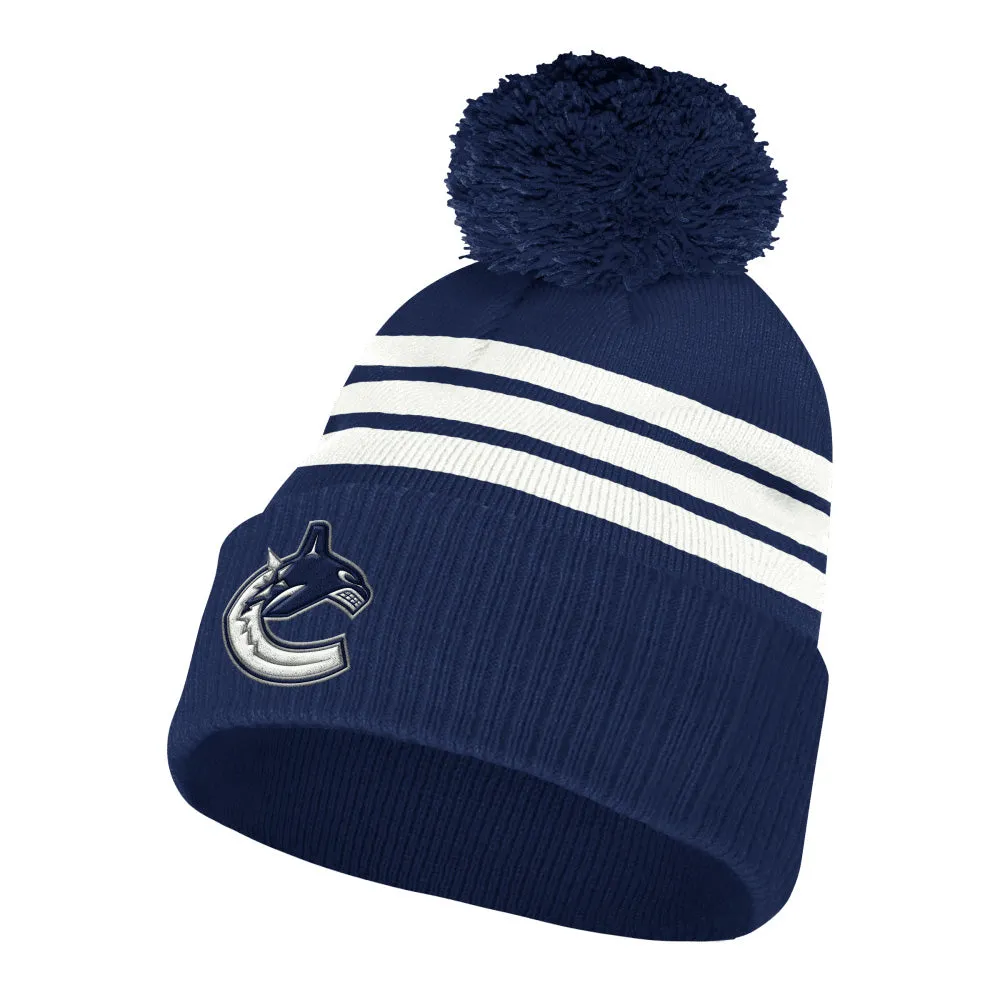VANCOUVER CANUCKS CUFFED POM KNIT TOQUE sold by Pro Hockey Life