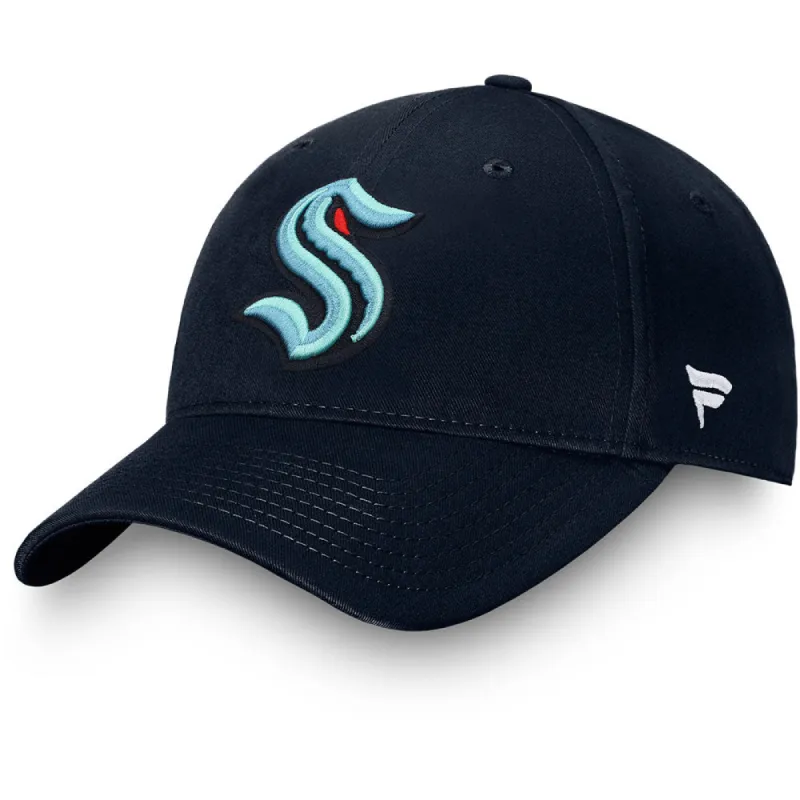 Fanatics Seattle Kraken Primary Logo Snapback Hat sold by Pro Hockey Life