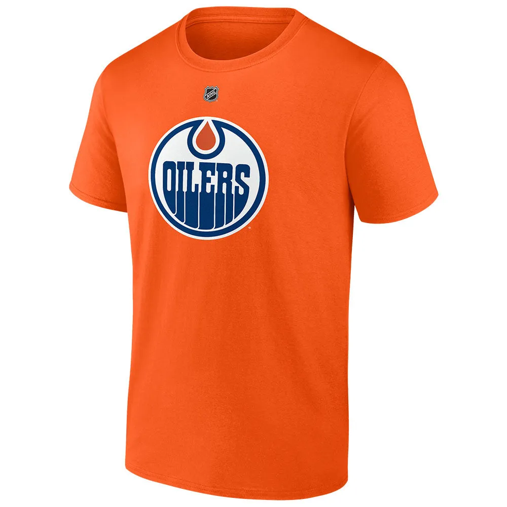 Fanatics Edmonton Oilers Zach Hyman Orange Name And Number T Shirt sold by Pro Hockey Life product image thumbnail 2