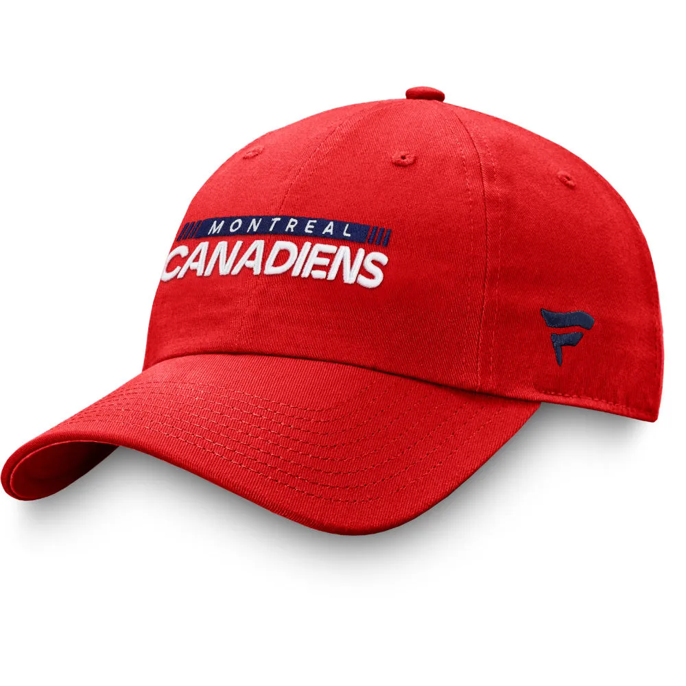 FANATICS MONTREAL CANADIENS AUTHENTIC PRO RINK ADJUSTABLE HAT sold by Pro Hockey Life