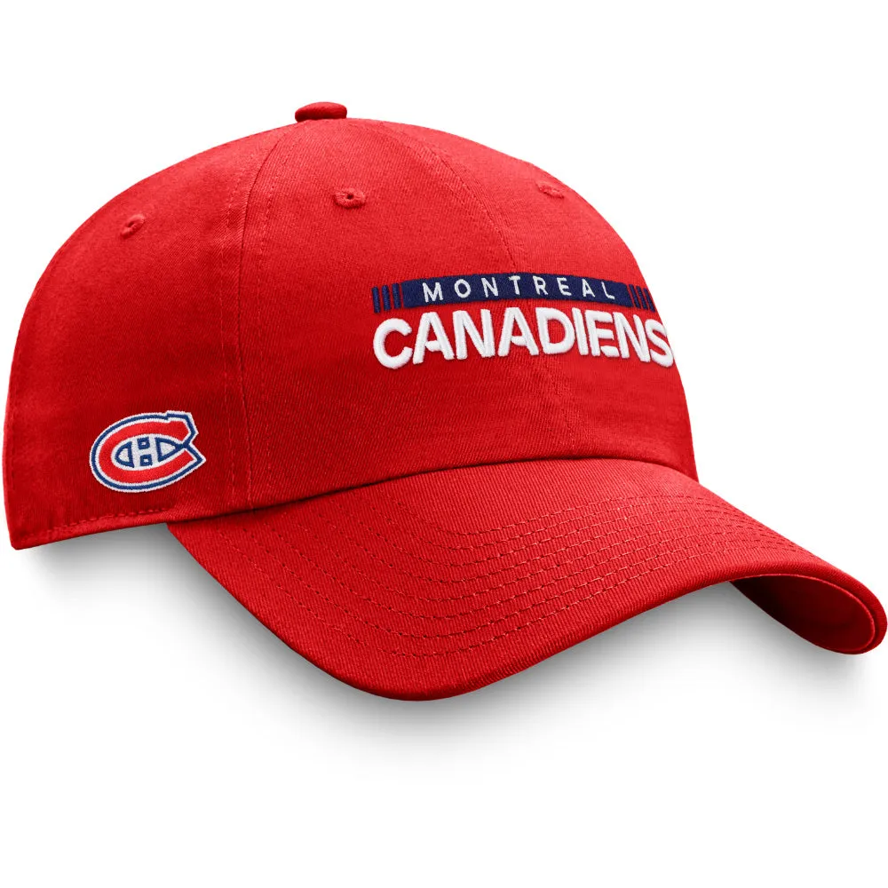 FANATICS MONTREAL CANADIENS AUTHENTIC PRO RINK ADJUSTABLE HAT sold by Pro Hockey Life product image thumbnail 3