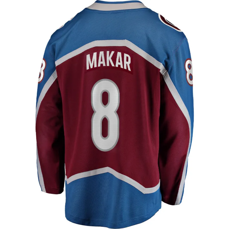 Fanatics Colorado Avalanche Cale Makar Adult Home Breakaway Jersey sold by Pro Hockey Life