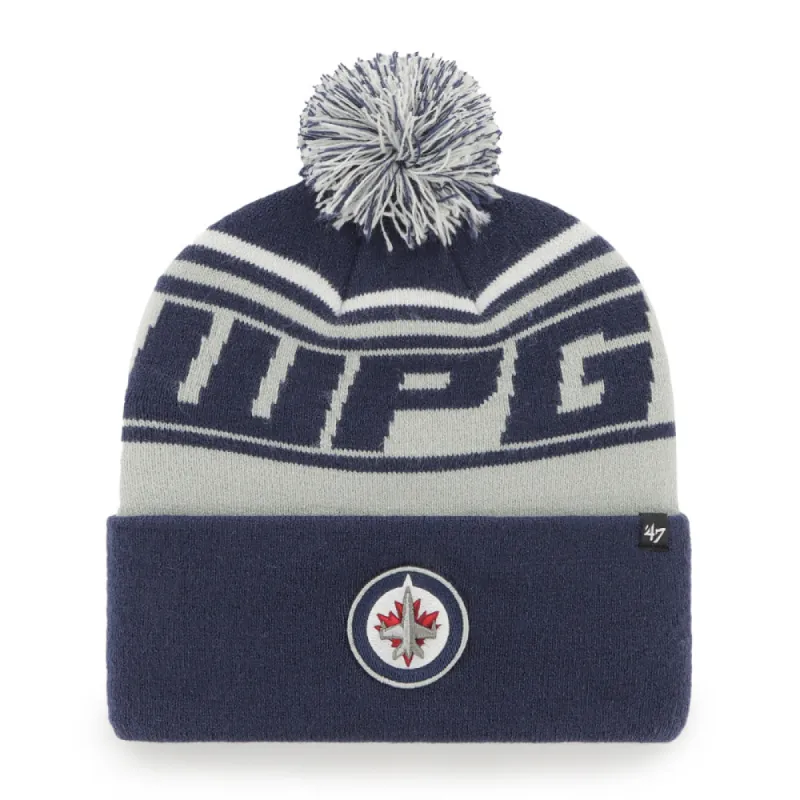 WINNIPEG JETS STYLUS CUFFED KNIT TOQUE made by Pro Hockey Life