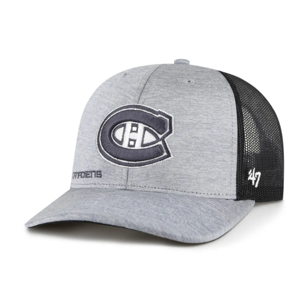 MONTREAL CANADIENS LEDGE 47 GREY TRUCKER HAT sold by Pro Hockey Life
