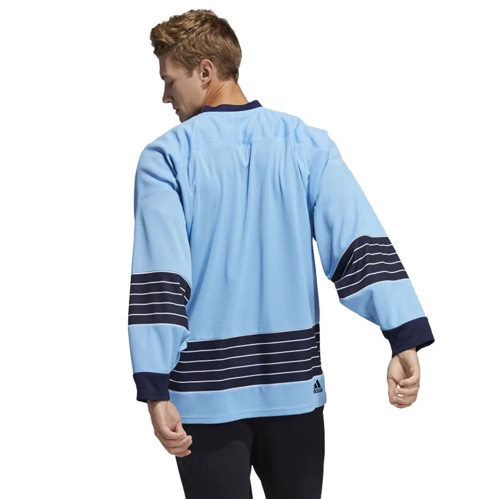 PITTSBURGH PENGUINS ADIDAS TEAM CLASSICS ADULT BABY BLUE HOCKEY JERSEY sold by Pro Hockey Life product image thumbnail 3