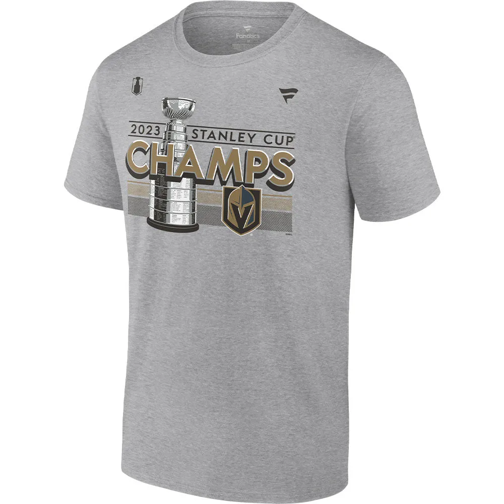 FANATICS VEGAS GOLDEN KNIGHTS STANLEY CUP CHAMPIONS LOCKER ROOM T SHIRT sold by Pro Hockey Life