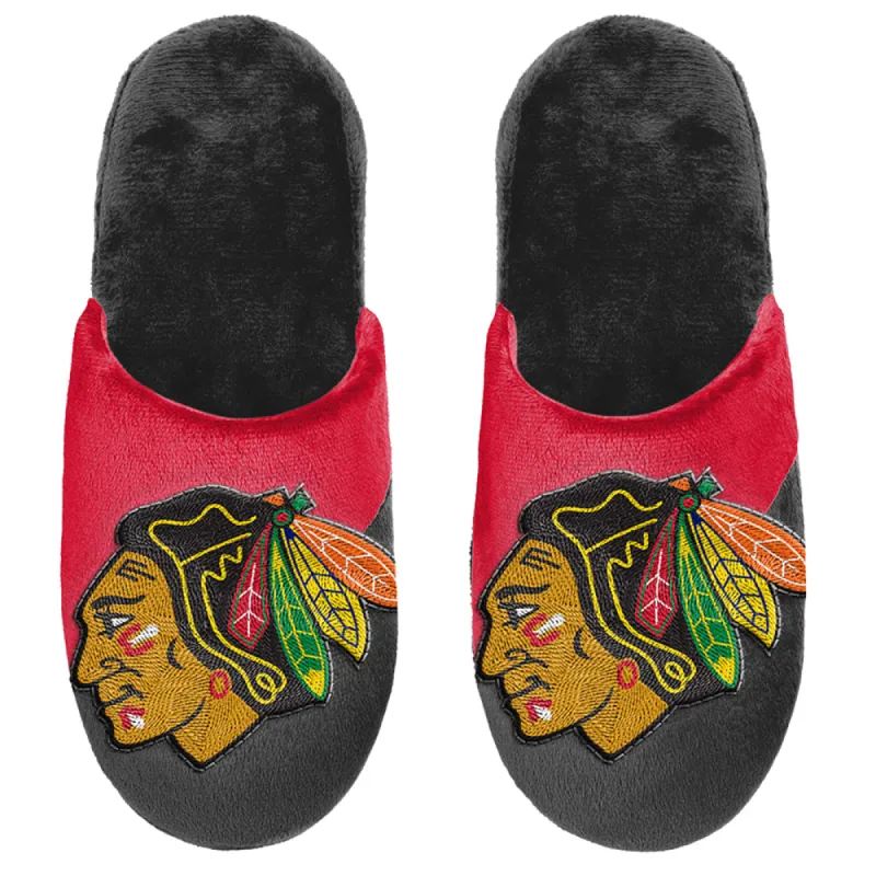 CHICAGO BLACKHAWKS BIG LOGO SLIPPERS sold by Pro Hockey Life