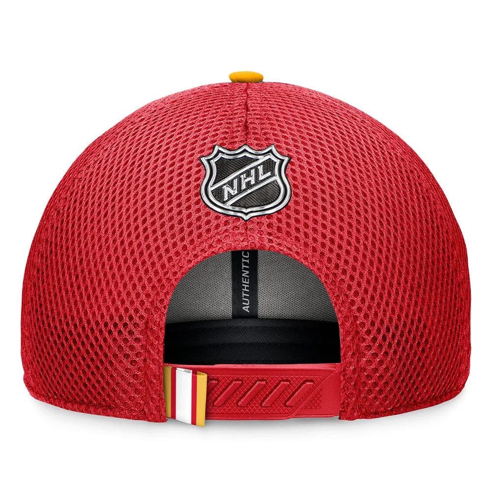 Fanatics Calgary Flames Authentic Pro 2024 Draft Trucker Hat sold by Pro Hockey Life product image thumbnail 4