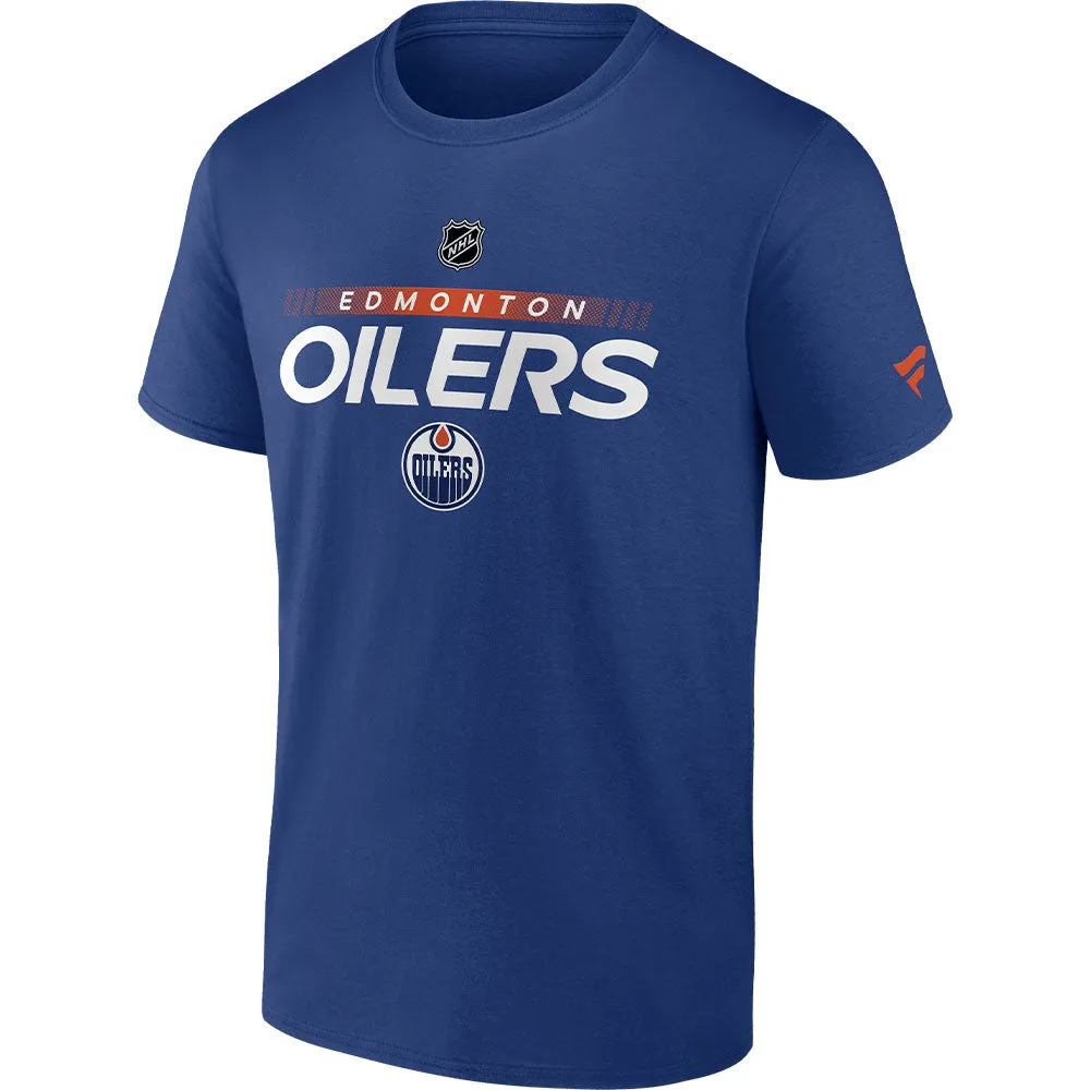 FANATICS EDMONTON OILERS AUTHENTIC PRO PRIME BLUE T SHIRT sold by Pro Hockey Life