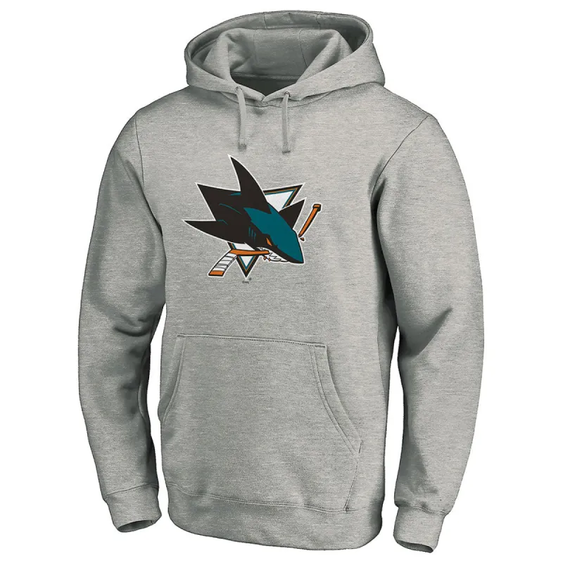 San Jose Sharks Fanatics Adult Primary Logo Hoodie made by Fanatics