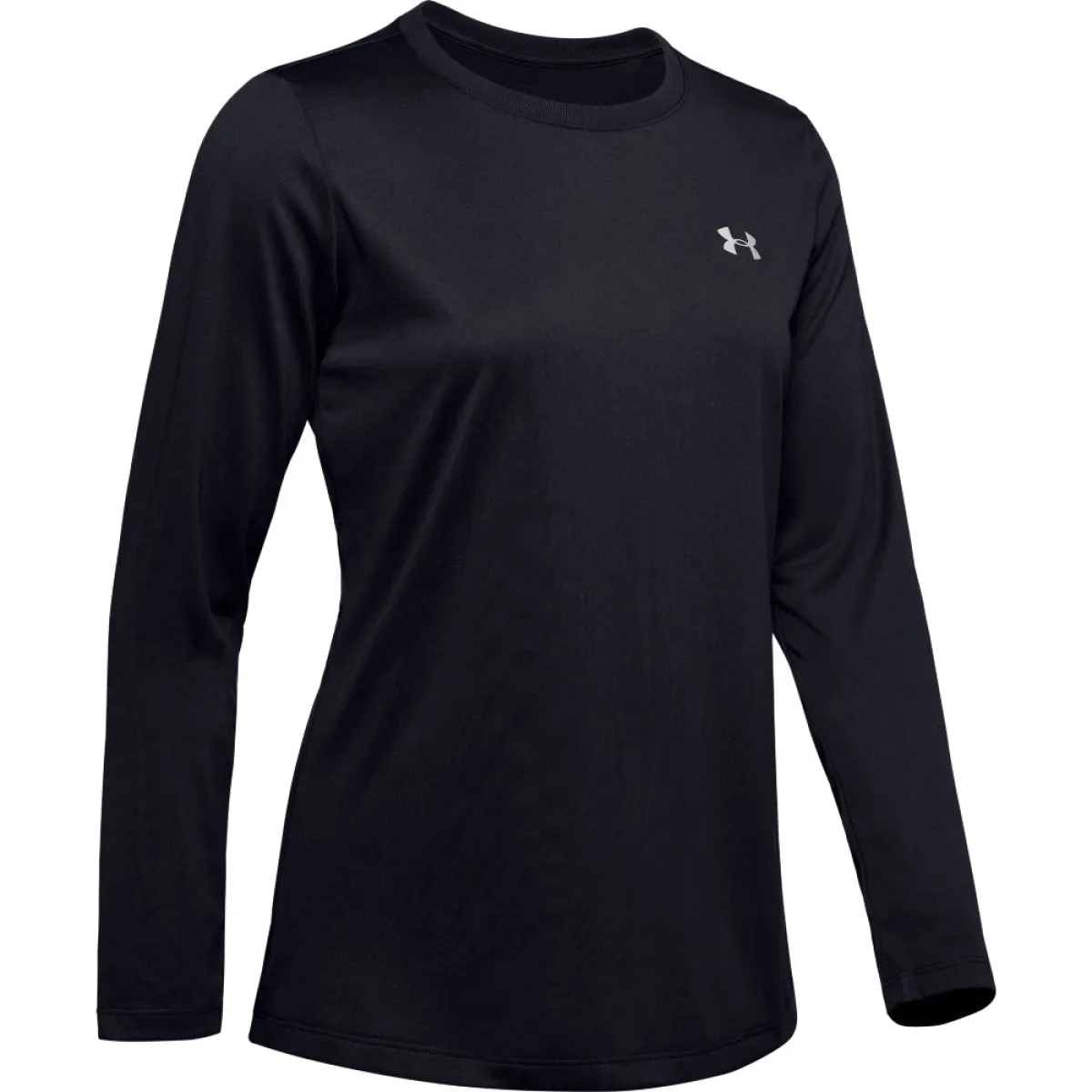 UNDER ARMOUR WOMEN'S TECH BLACK LONG SLEEVE CREW SHIRT sold by Pro Hockey Life
