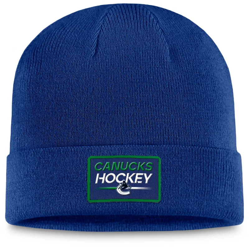 Fanatics Vancouver Canucks Adult Authentic Pro Prime Cuff Toque sold by Pro Hockey Life