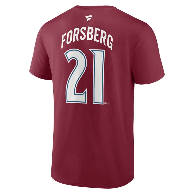 Peter Forsberg Colorado Avalanche Fanatics Adult Heritage T Shirt sold by Pro Hockey Life