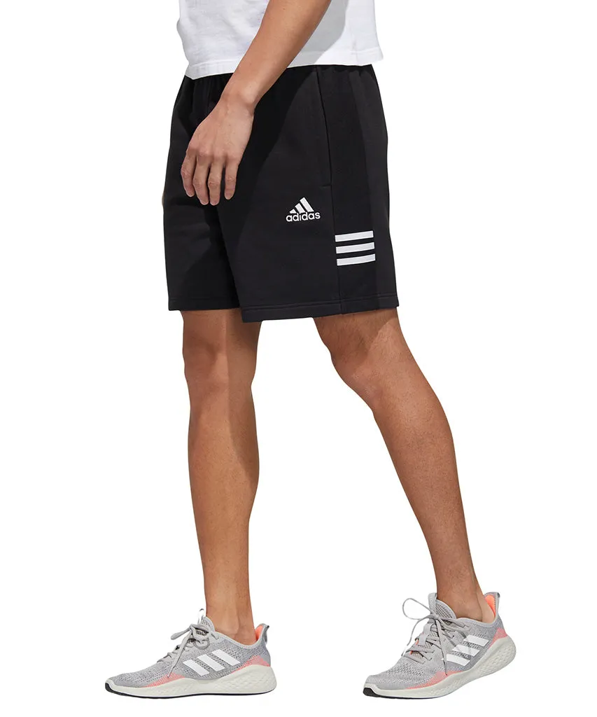 ADIDAS ADULT COZY FLEECE SHORTS - BLACK/WHITE sold by Pro Hockey Life product image thumbnail 3