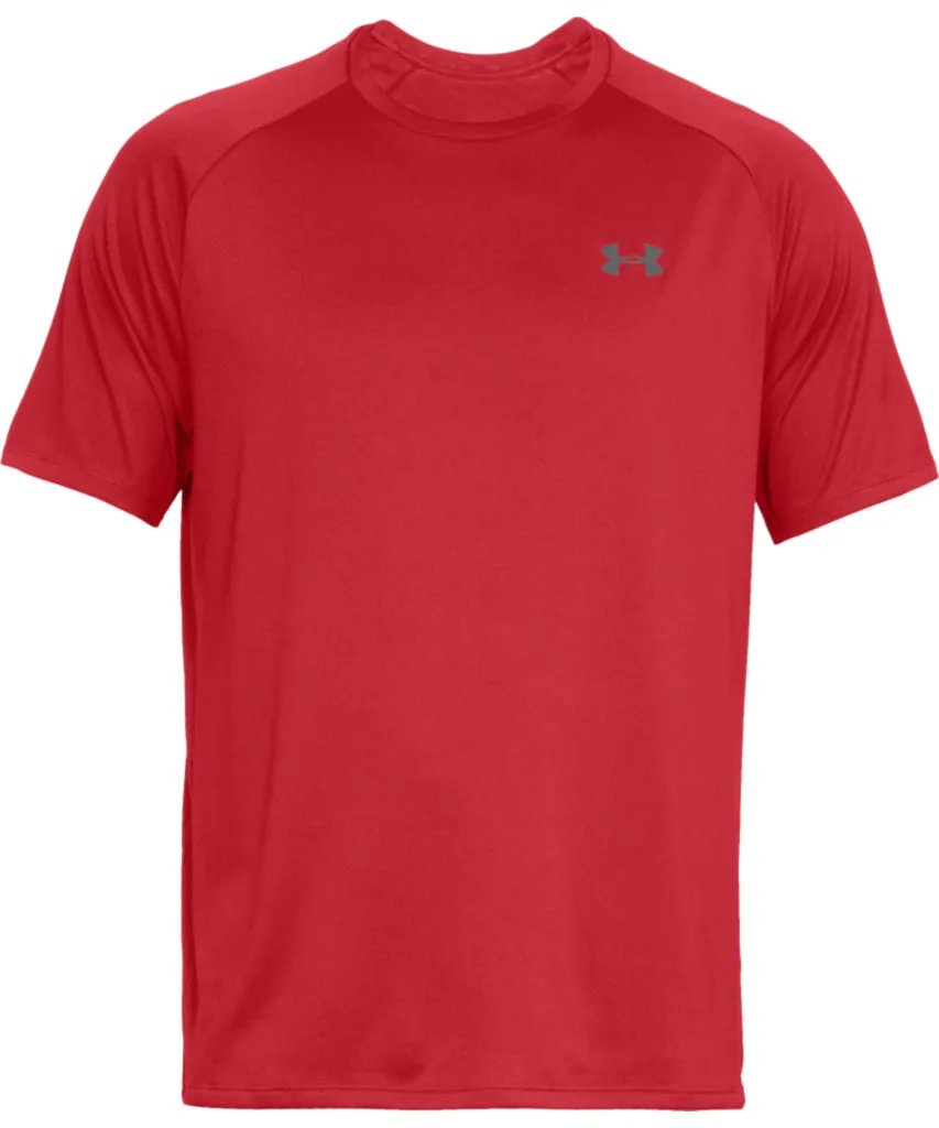 UNDER ARMOUR TECH ADULT T SHIRT - RED sold by Pro Hockey Life