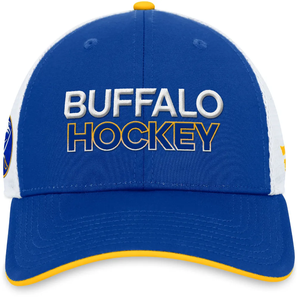 FANATICS BUFFALO SABRES AUTHENTIC PRO RINK STRUCTURED TRUCKER HAT sold by Pro Hockey Life product image thumbnail 2