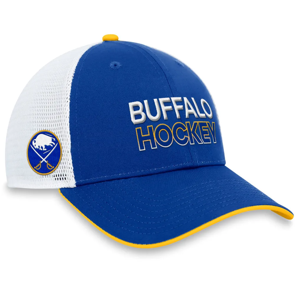 FANATICS BUFFALO SABRES AUTHENTIC PRO RINK STRUCTURED TRUCKER HAT sold by Pro Hockey Life product image thumbnail 3