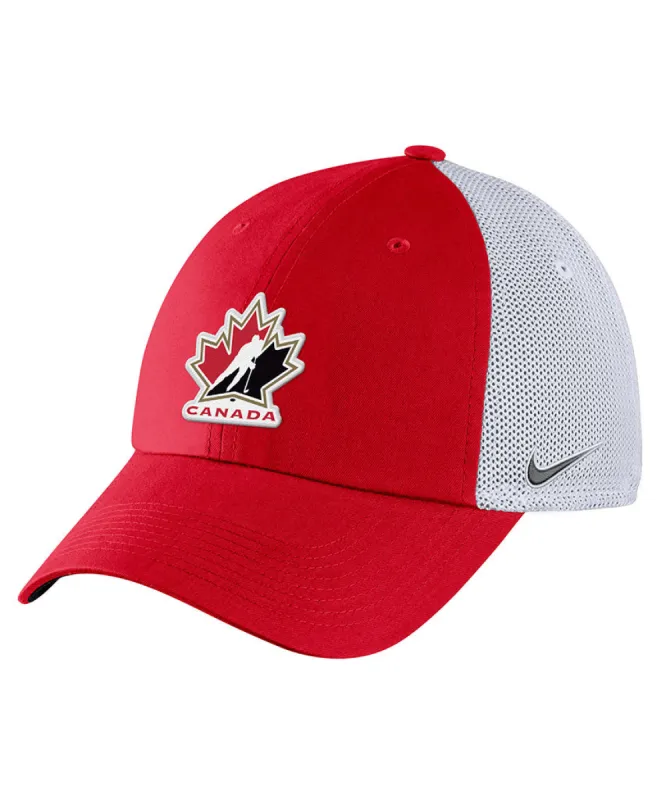 NIKE TEAM CANADA MEN'S H86 TRUCKER HAT - RED sold by Pro Hockey Life