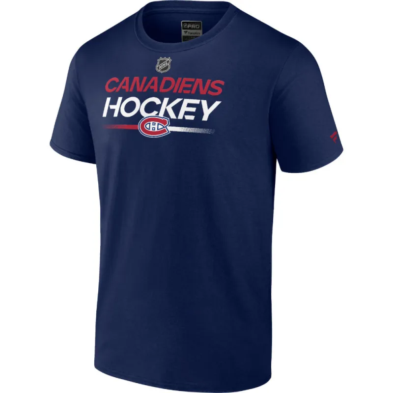 Fanatics Montreal Canadiens Authentic Pro Prime Adult T Shirt sold by Pro Hockey Life