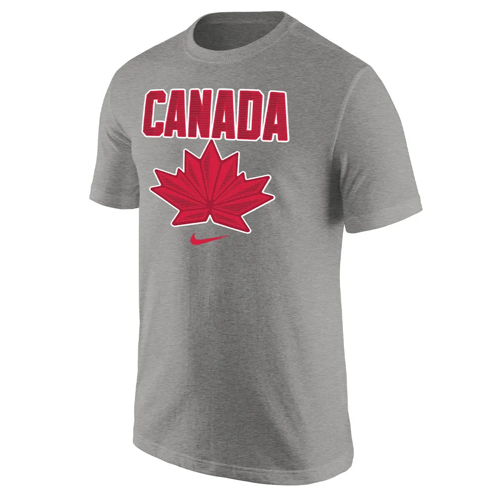 NIKE TEAM CANADA 2022 CORE COTTON T SHIRT sold by Pro Hockey Life product image thumbnail 2