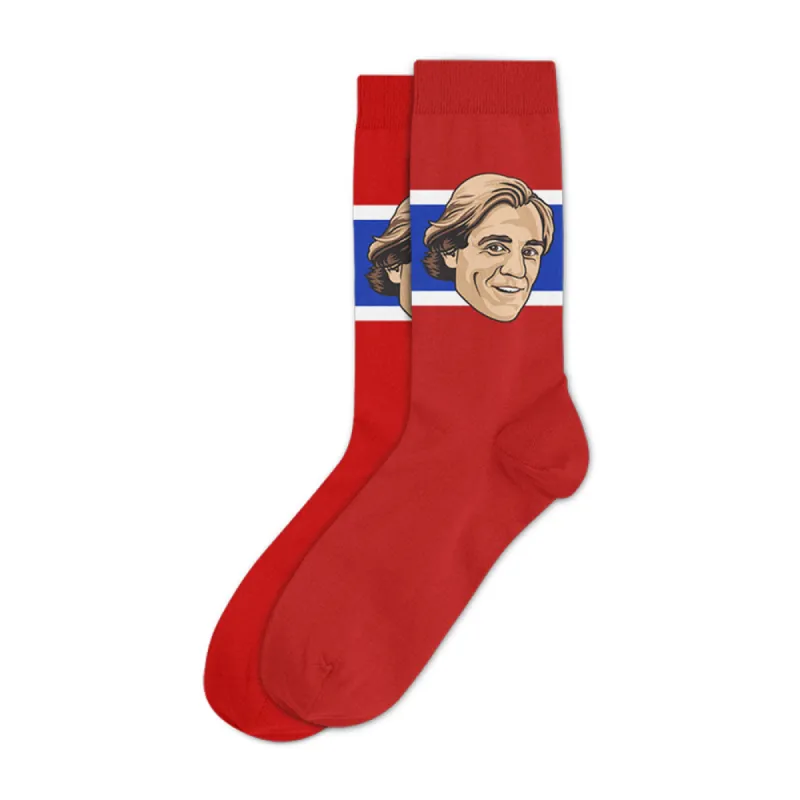 GUY LAFLEUR MONTREAL CANADIENS SOCKEY HALL OF FAME SOCKS sold by Pro Hockey Life