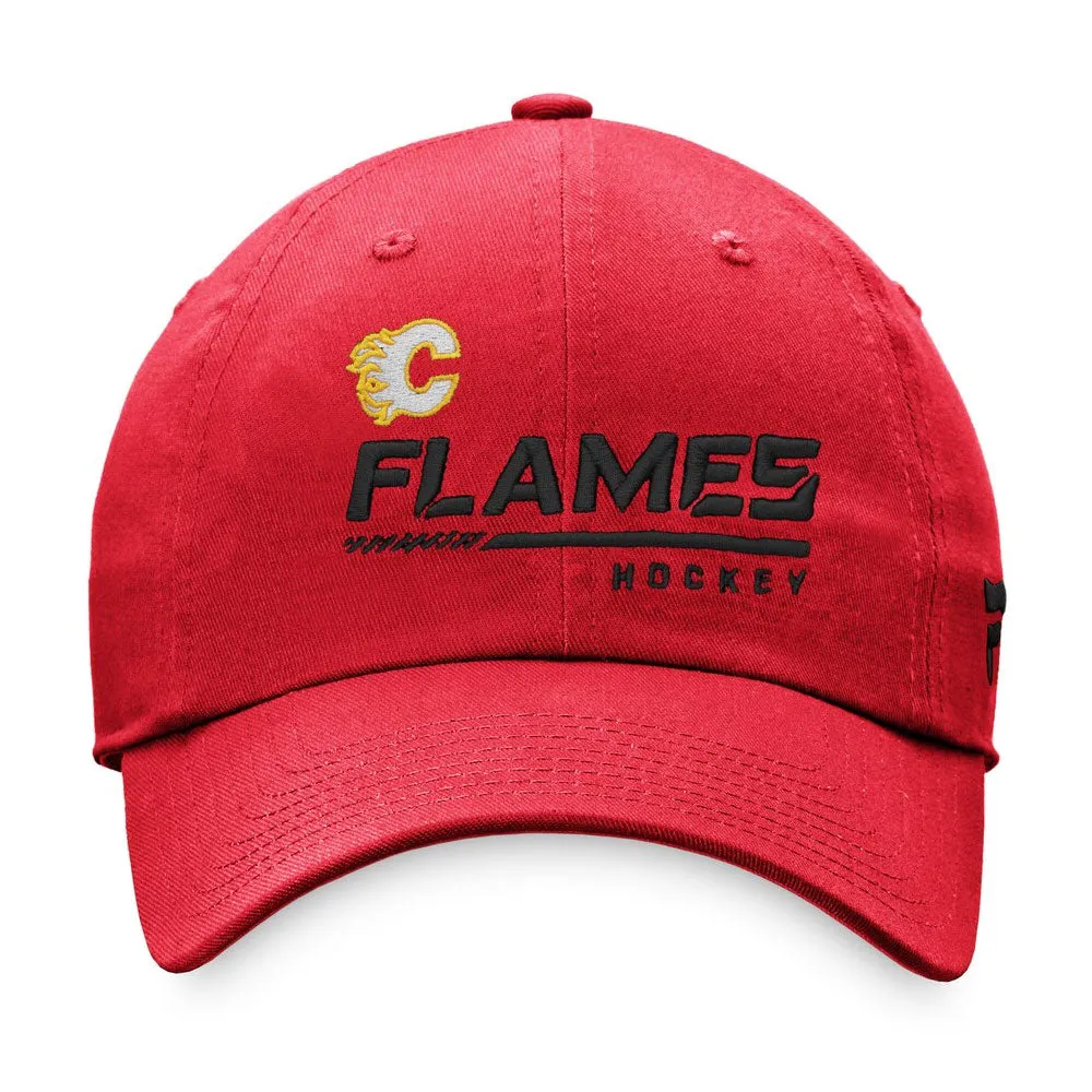Calgary Flames Fanatics Men'S Authentic Pro Locker Room Unstructured Adjustable Hat sold by Pro Hockey Life product image thumbnail 2