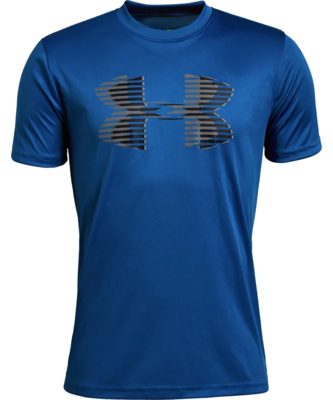 Under Armour Tech Big Logo Solid Kid'S T Shirt - Royal Blue sold by Pro Hockey Life