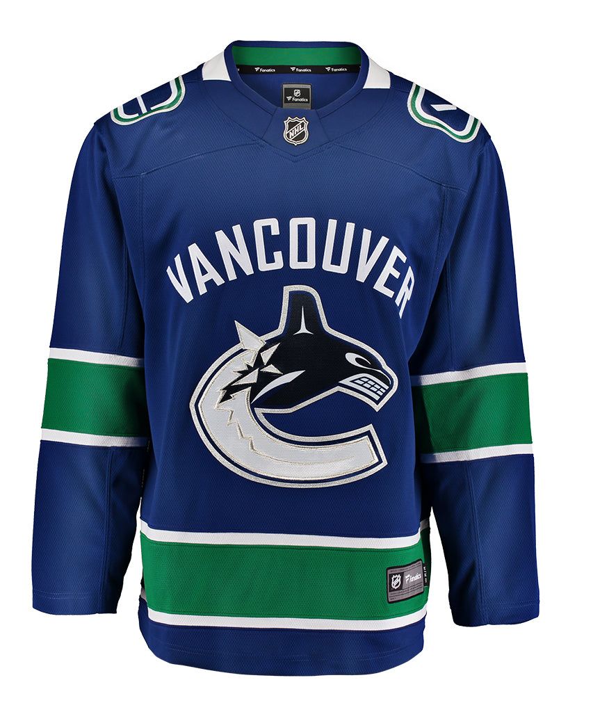 FANATICS VANCOUVER CANUCKS ADULT HOME BREAKAWAY JERSEY sold by Pro Hockey Life