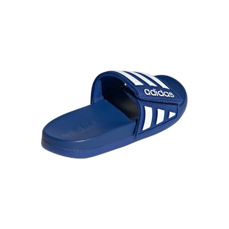 Adidas Adilette Comfort Slide Sandals - Blue/White/Blue sold by Pro Hockey Life