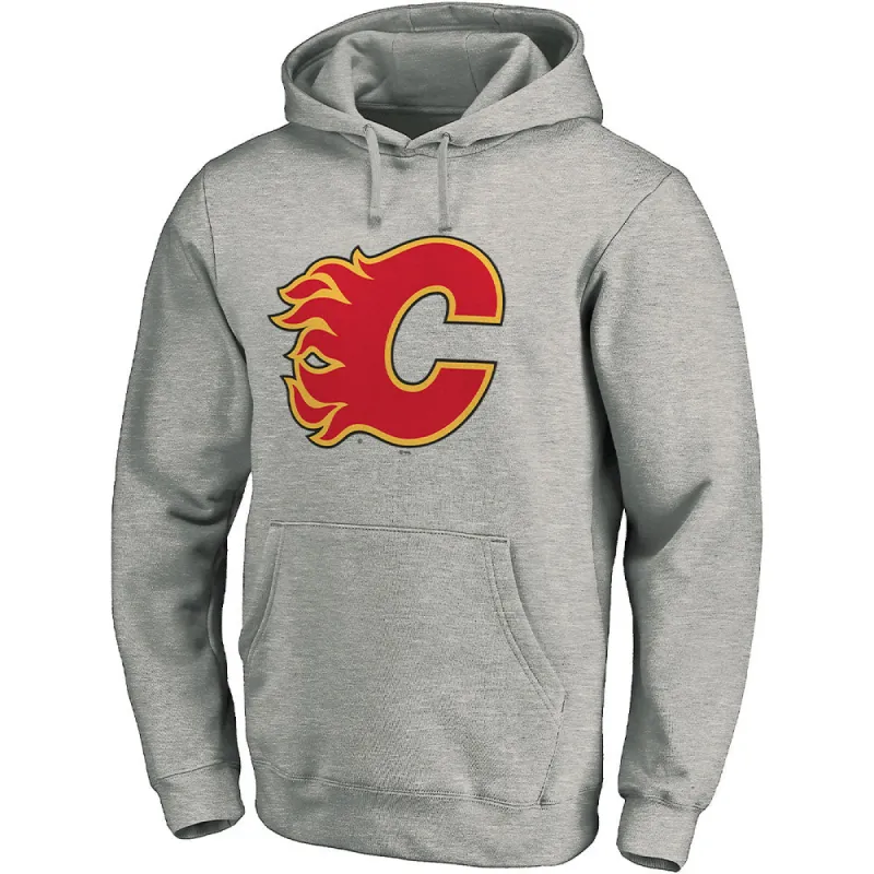 Calgary Flames Fanatics Men'S Primary Logo Hoodie sold by Pro Hockey Life