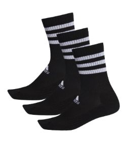 ADIDAS MEN'S 3S CUSHION CREW SOCKS - 3 PACK - BLACK sold by Pro Hockey Life