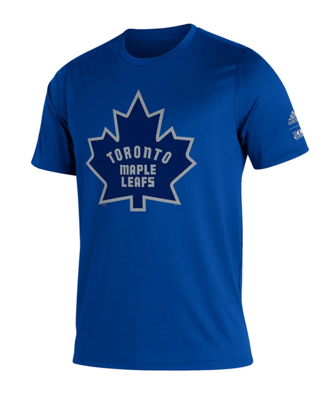 TORONTO MAPLE LEAFS ADIDAS ADULT REVERSE RETRO AMPLIFIER T SHIRT made by Adidas