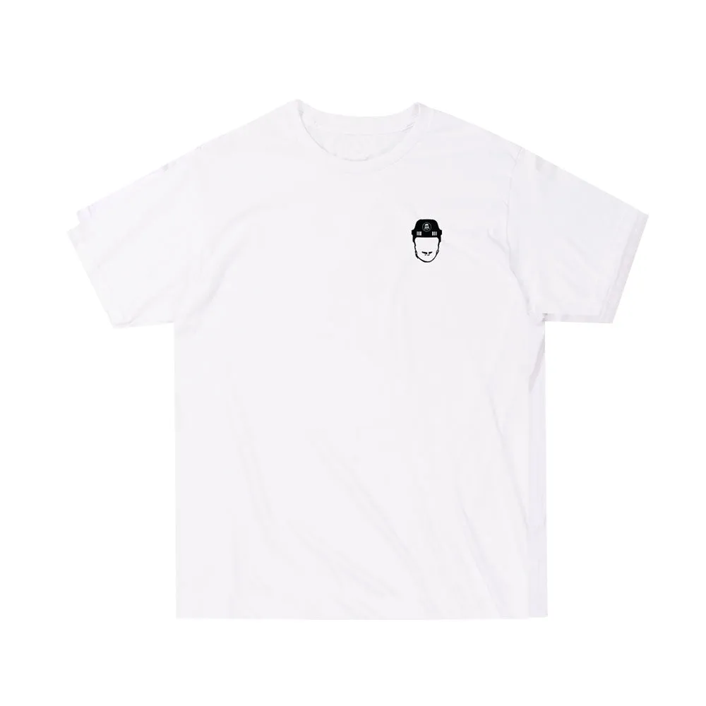 Spittin Chiclets Repeat Pocket T Shirt - White sold by Pro Hockey Life