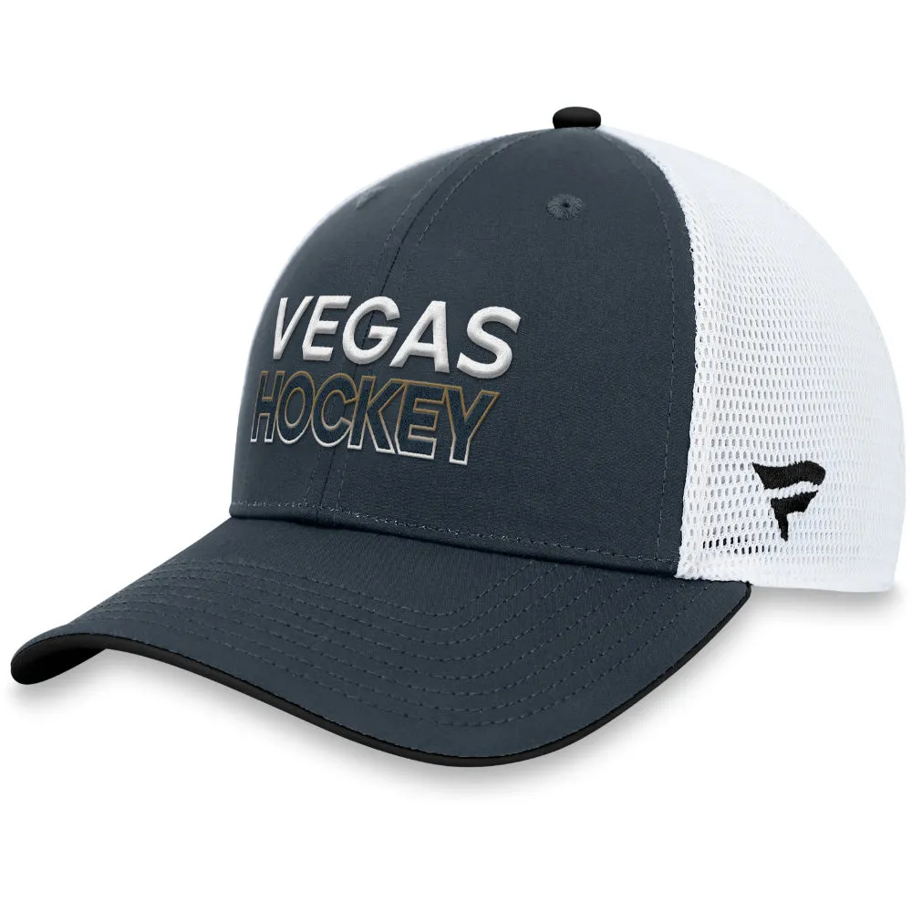 FANATICS VEGAS GOLDEN KNIGHTS AUTHENTIC PRO RINK STRUCTURED TRUCKER HAT sold by Pro Hockey Life