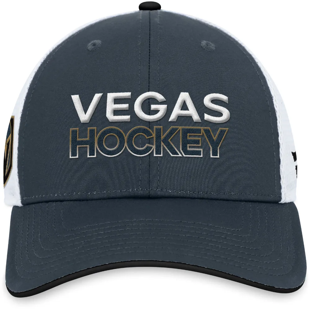 FANATICS VEGAS GOLDEN KNIGHTS AUTHENTIC PRO RINK STRUCTURED TRUCKER HAT sold by Pro Hockey Life product image thumbnail 2