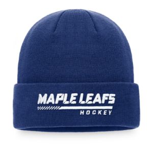 TORONTO MAPLE LEAFS FANATICS MEN'S AUTHENTIC PRO LOCKER ROOM CUFF BEANIE TOQUE sold by Pro Hockey Life