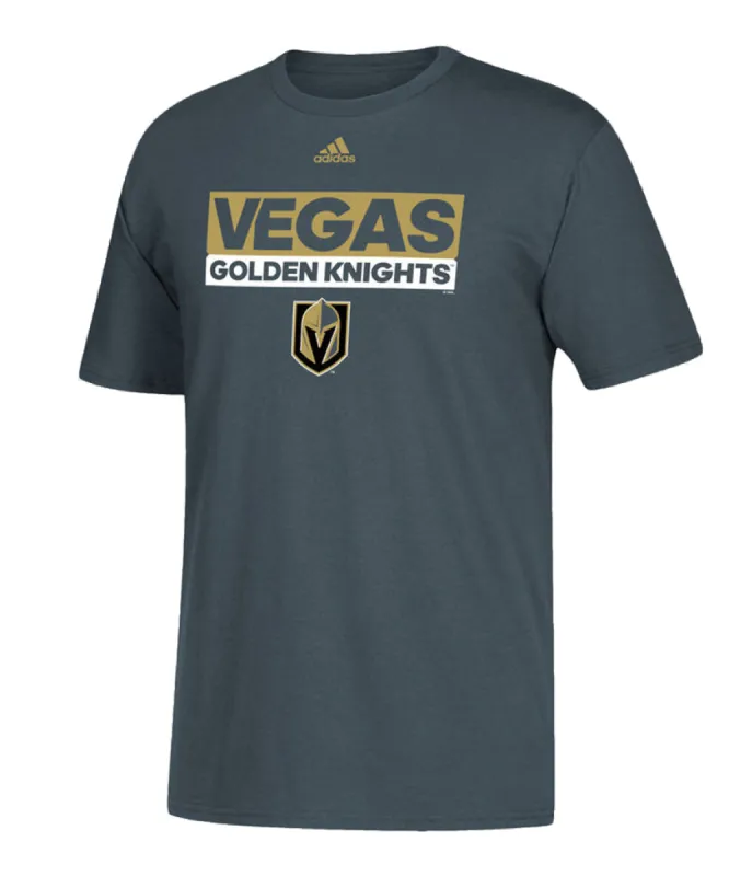 VEGAS GOLDEN KNIGHTS ADIDAS MEN'S ADI BOX T SHIRT sold by Pro Hockey Life