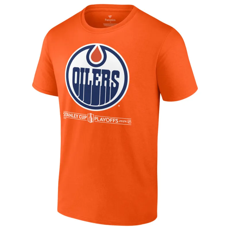 FANATICS EDMONTON OILERS 2024 STANLEY CUP PLAYOFFS BREAKOUT T SHIRT sold by Pro Hockey Life