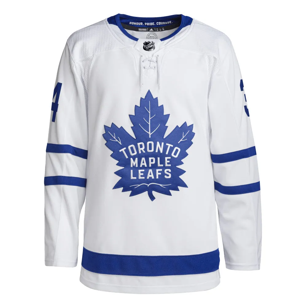 ADIDAS TORONTO MAPLE LEAFS AUSTON MATTHEWS PRIME AUTHENTIC WHITE AWAY JERSEY sold by Pro Hockey Life product image thumbnail 2
