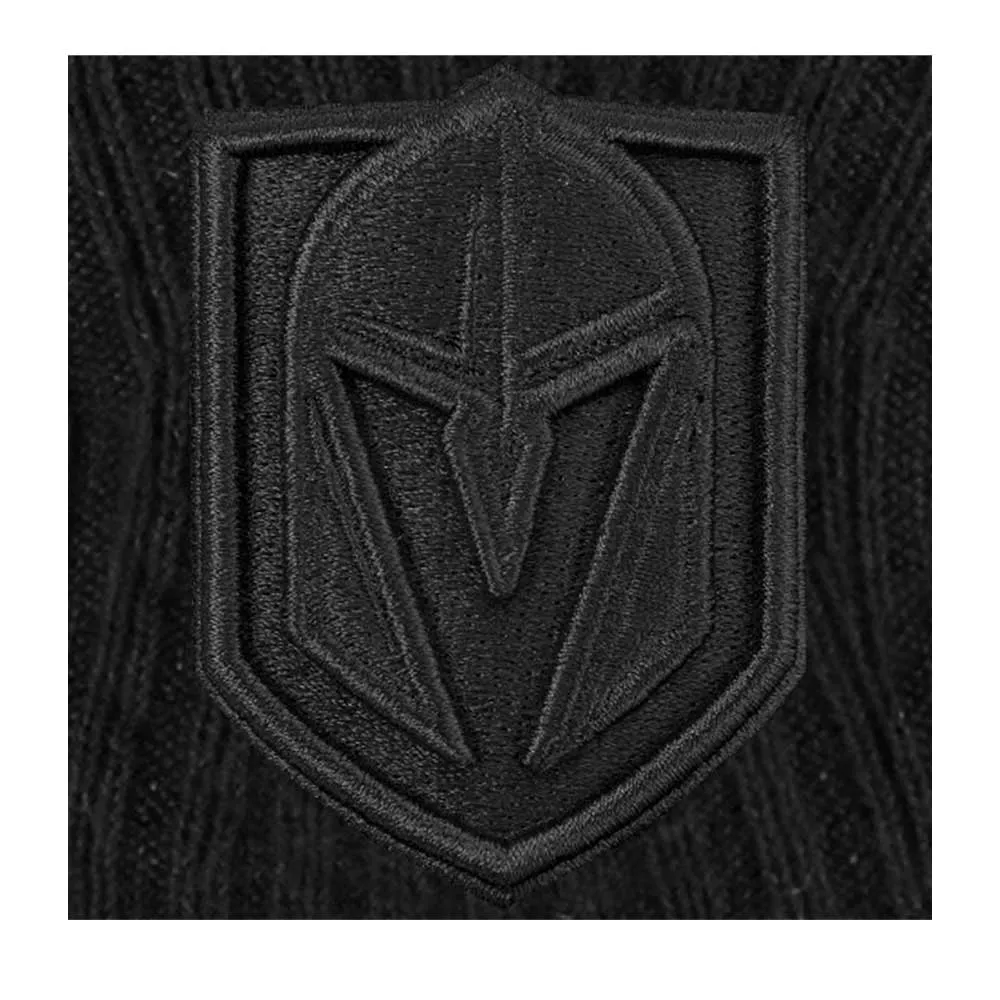 VEGAS GOLDEN KNIGHTS FANATICS MEN'S AUTHENTIC PRO BLACK ICE BEANIE CUFF TOQUE sold by Pro Hockey Life product image thumbnail 3
