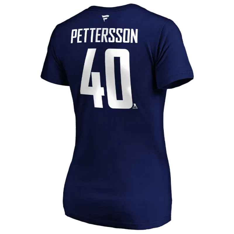 ELIAS PETTERSSON VANCOUVER CANUCKS FANATICS WOMEN'S NAME AND NUMBER T SHIRT sold by Pro Hockey Life