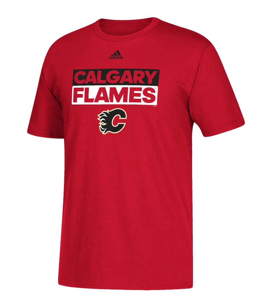 Calgary Flames Adidas Men'S Adi Box T Shirt sold by Pro Hockey Life