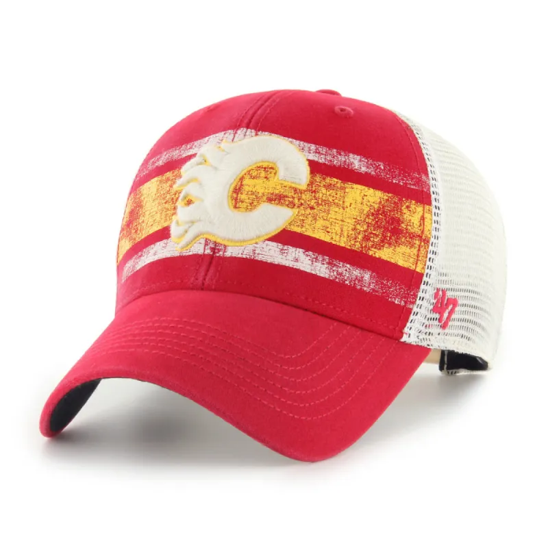 Calgary Flames Interlude Red/White Hat sold by Pro Hockey Life