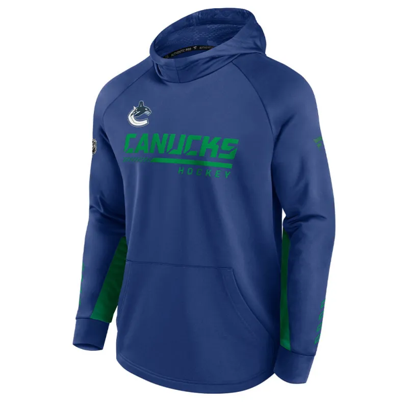 VANCOUVER CANUCKS FANATICS MEN'S AUTHENTIC PRO LOCKER ROOM PULLOVER HOODIE sold by Pro Hockey Life