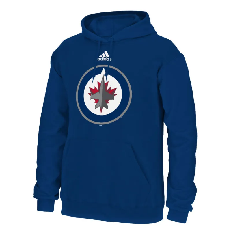 Winnipeg Jets Adidas Adult Big Logo Hoodie sold by Pro Hockey Life